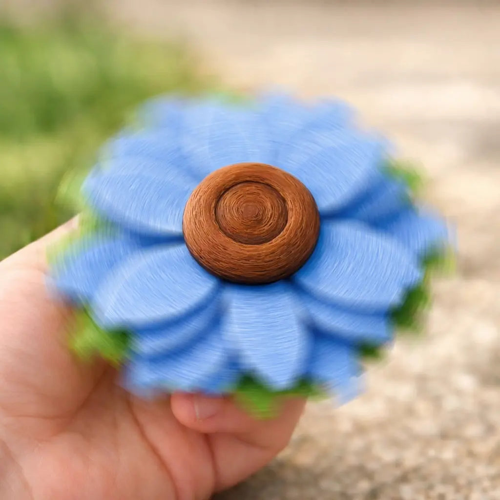 Flower Fidget Spinner – Sunflower Petal Sensory Spinner | ADHD Focus Toy for Kids & Adults