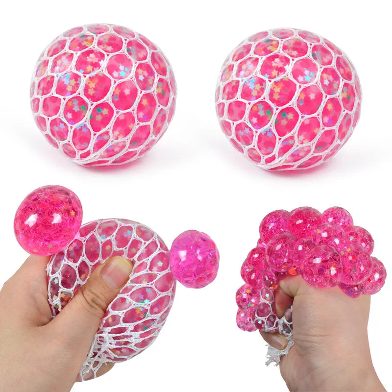 Star Squeeze Ball Set | Stress Relief Sensory Toy for Adults
