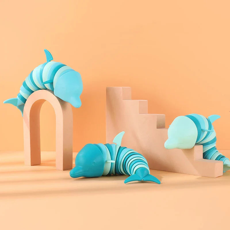 Stress Relief Fidget Slug Toy | Anxiety Sensory Toy for Adults and Kids