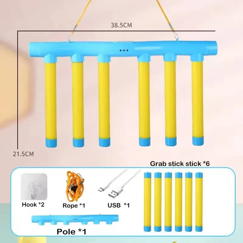 Falling Catching Sticks Game – Reflex & Sensory Hand Reaction Toy for Kids and Adults