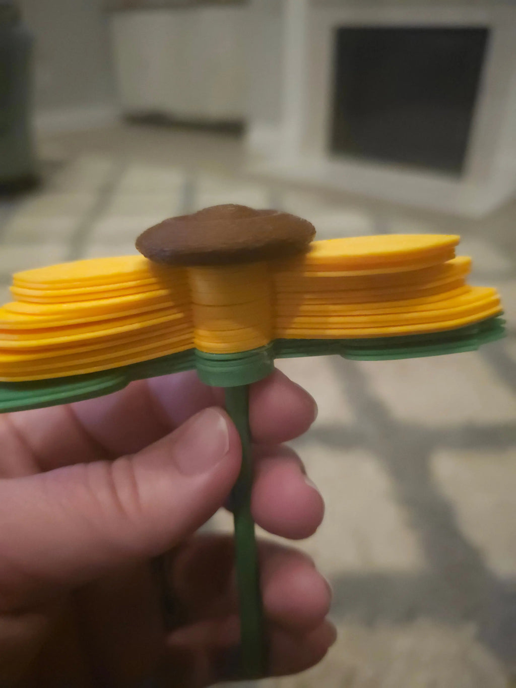 Flower Fidget Spinner – Sunflower Petal Sensory Spinner | ADHD Focus Toy for Kids & Adults